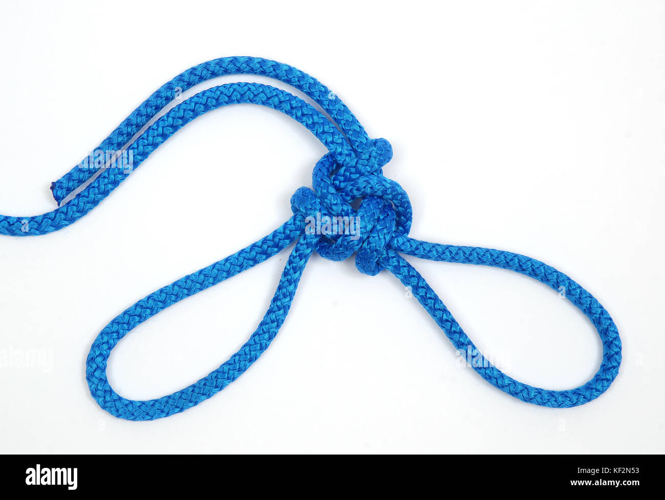 Node with colored ropes Stock Photo - Alamy