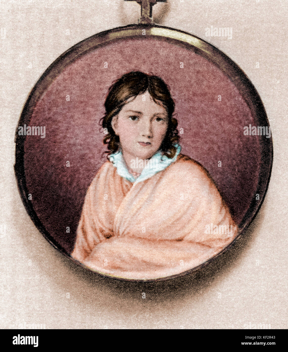 Bettina BRENTANO 1809. one of Beethoven's loves. German composer, 17701827. Ludwig van