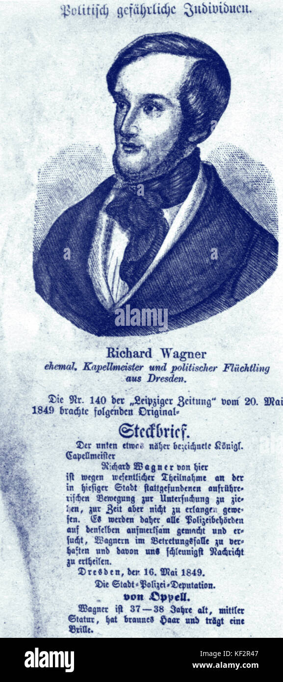 Image result for richard wagner in dresden in 1849