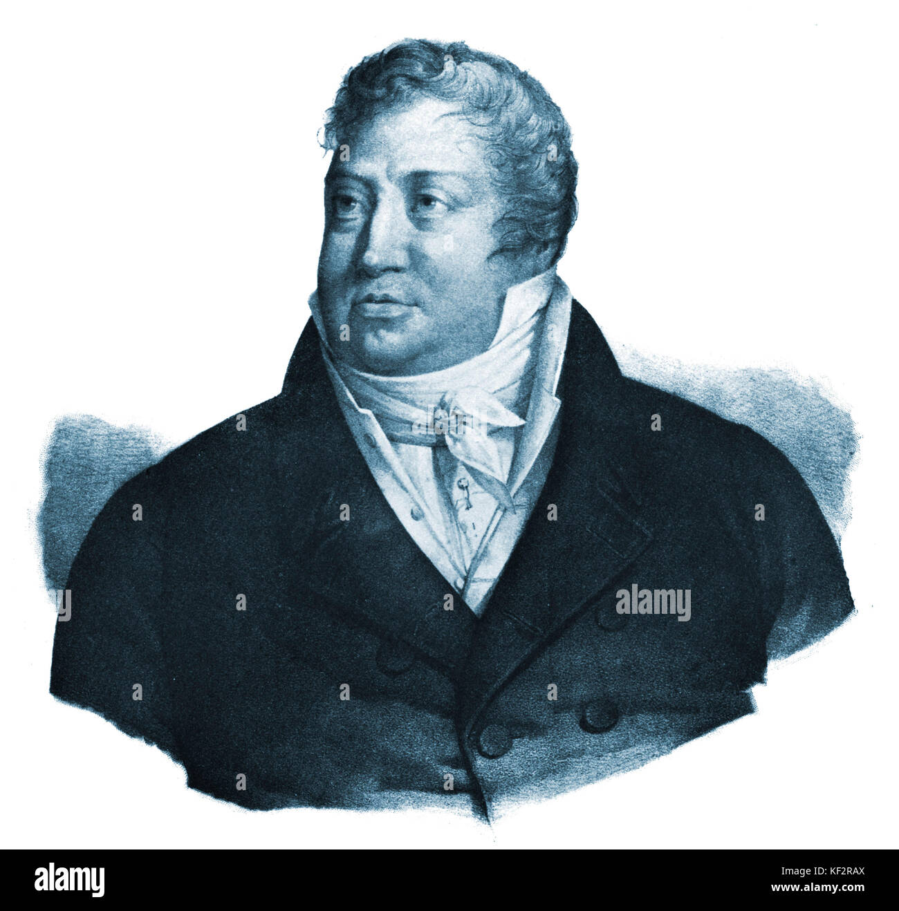 DUSSEK, Jan Ladislav. Bohemian composer, 1760-1812 Stock Photo