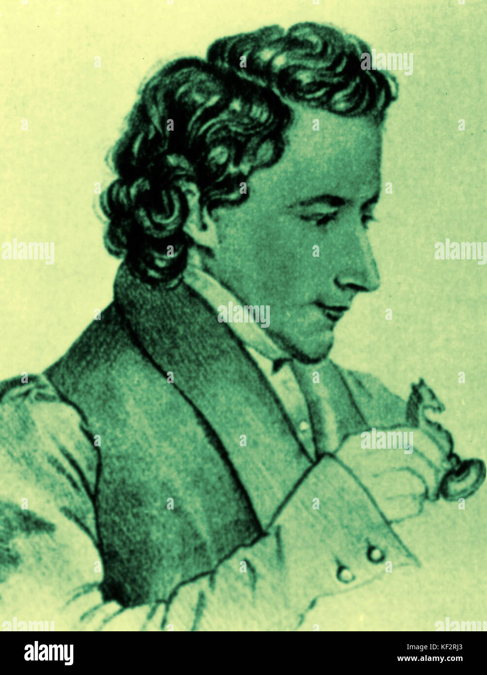 KENNER, Josef   by Max von Chezy Friend of Schubert. Stock Photo