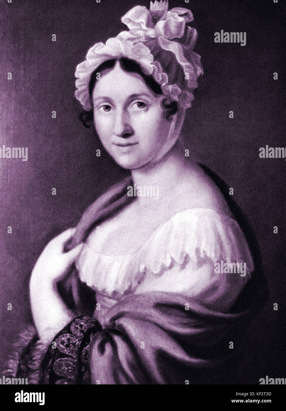 WAGNER's mother, Johanna Rosine (formerly Bertz) German composer & author, 1813-1883 Stock Photo