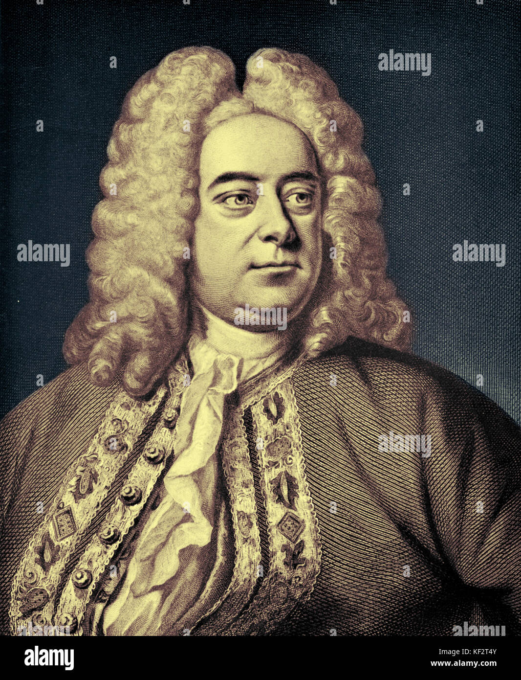 George Frideric Handel - portrait of the German (late English) composer
