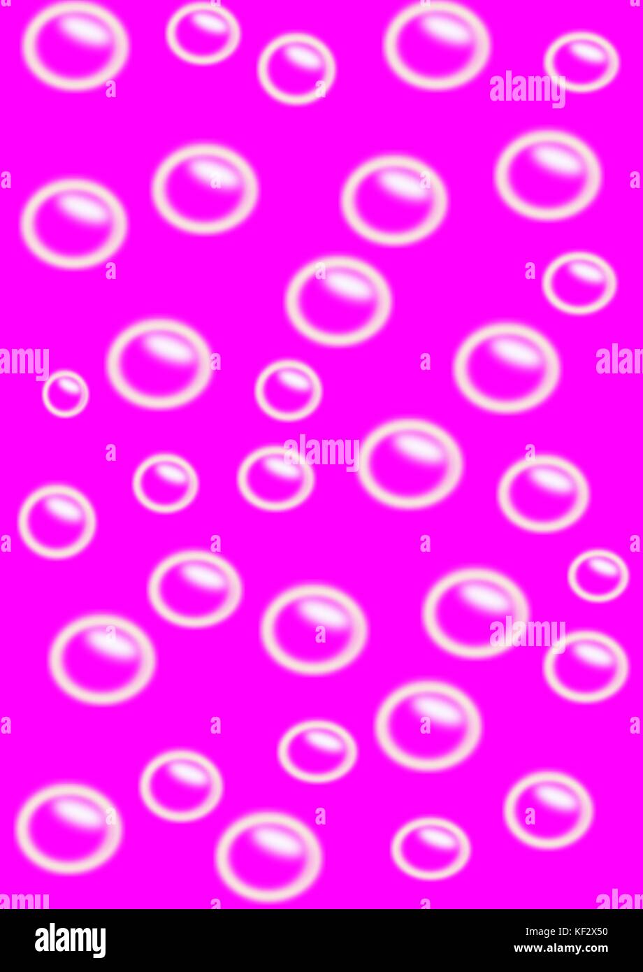bubbles with a plain pink coloured background Stock Vector Image & Art Alamy