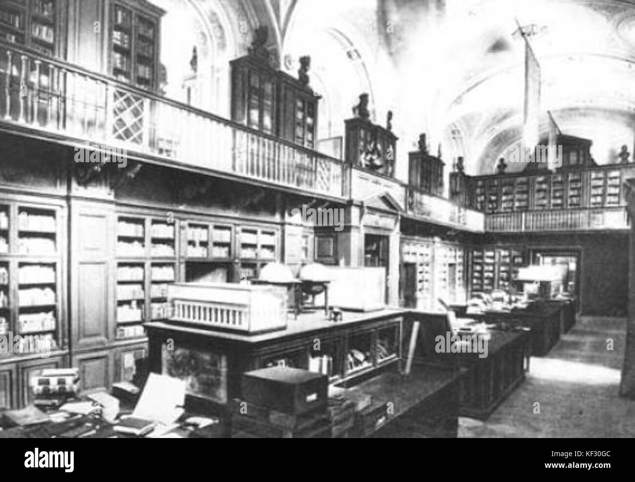 Library historical collection Black and White Stock Photos & Images - Alamy