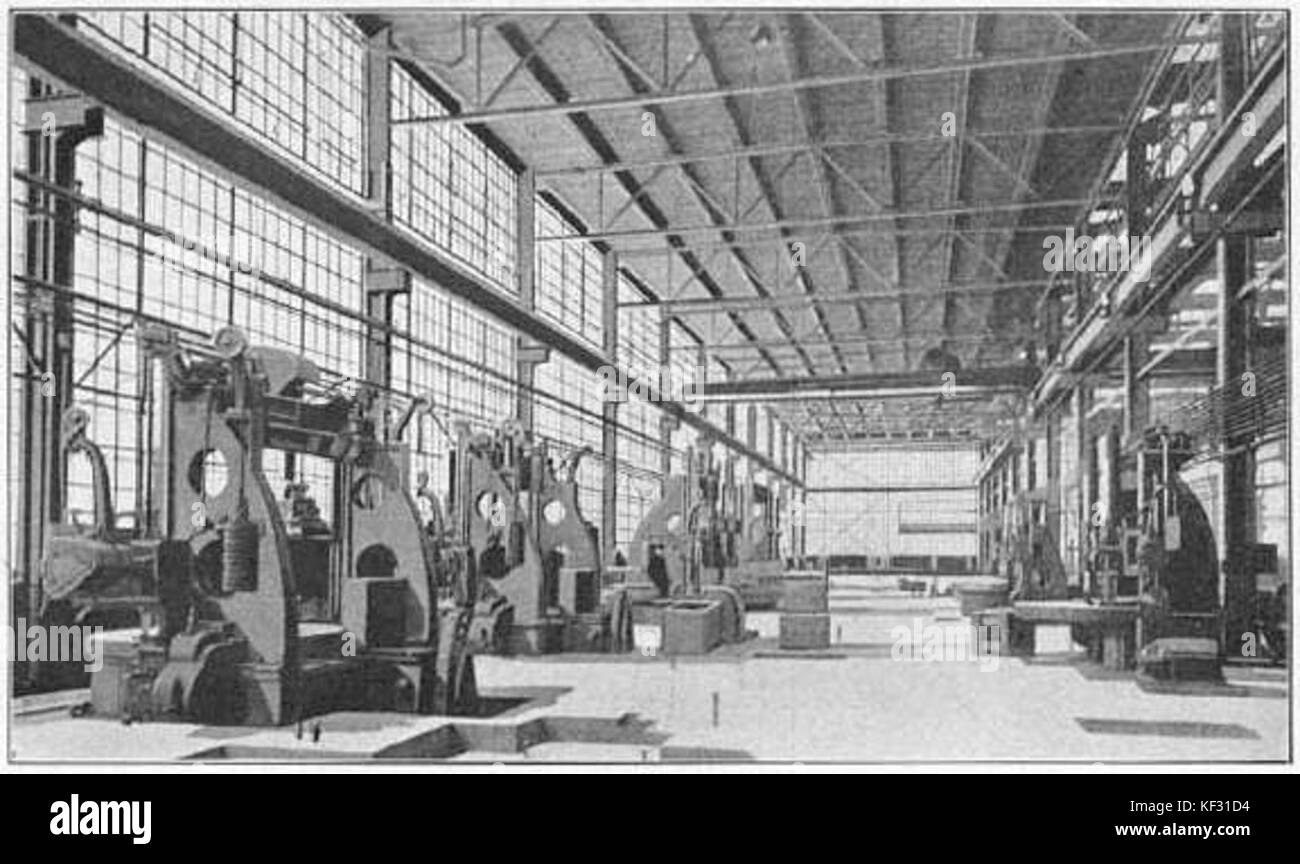This image of an old factory highlights the industrial architecture and ...