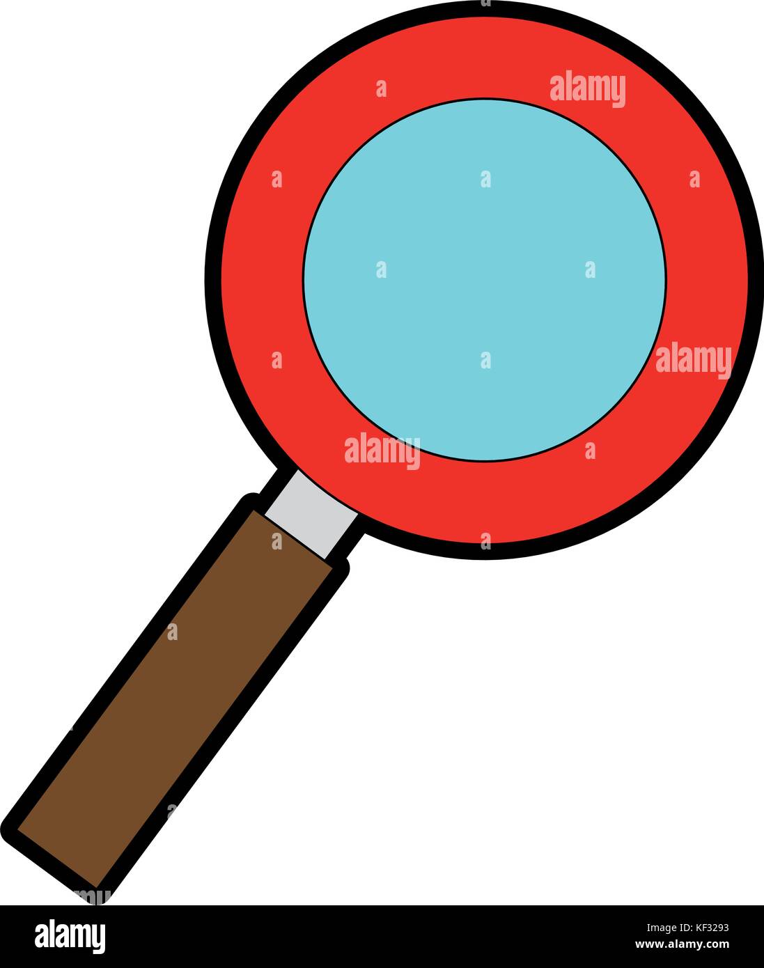 magnifying glass isolated icon vector illustration design Stock Vector ...
