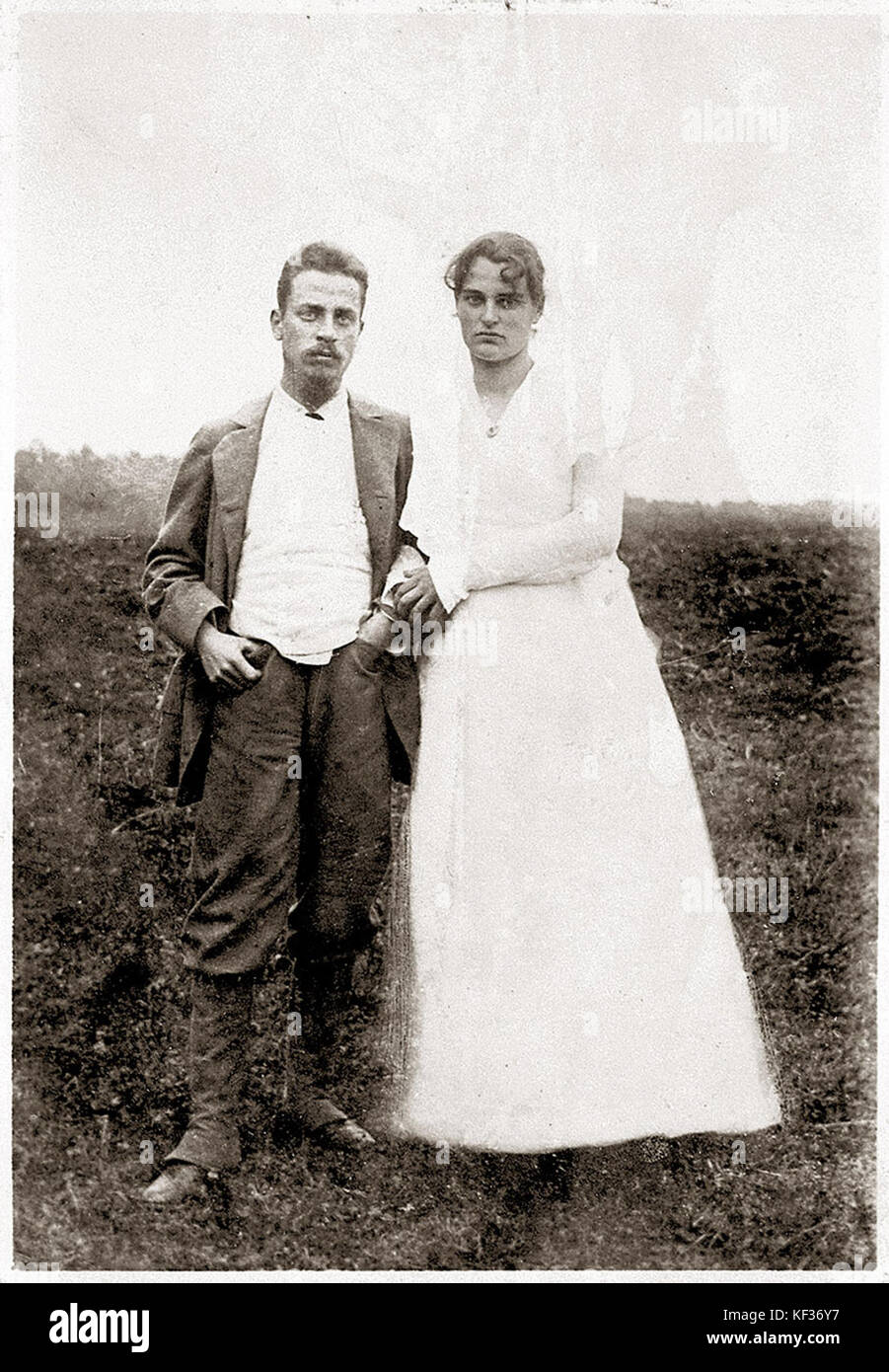 fuego Lamer Existe Rainer Maria Rilke und Clara Rilke Westhoff 1901 Stock Photo - Alamy