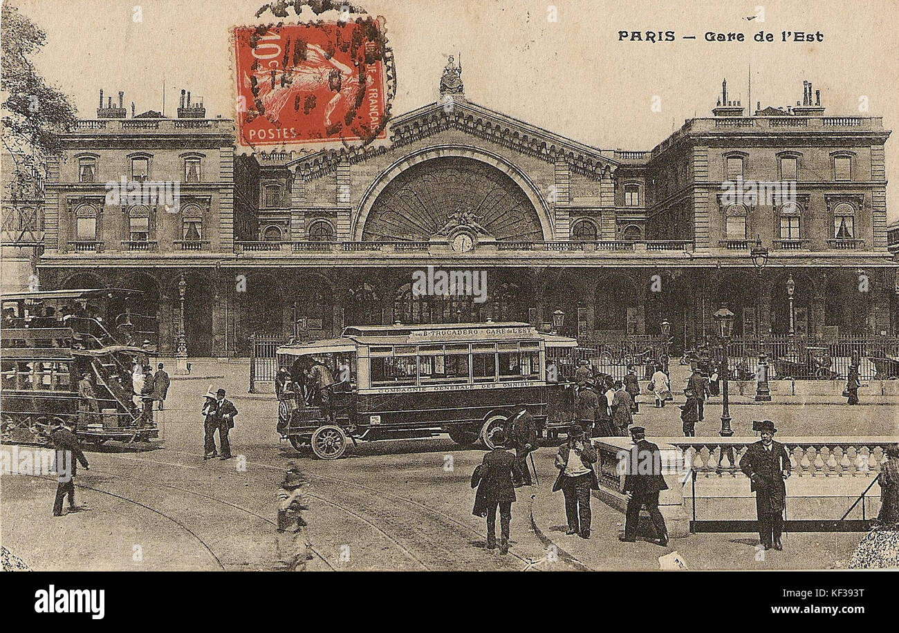 Paris Gare de l'Est Stock Photo - Alamy