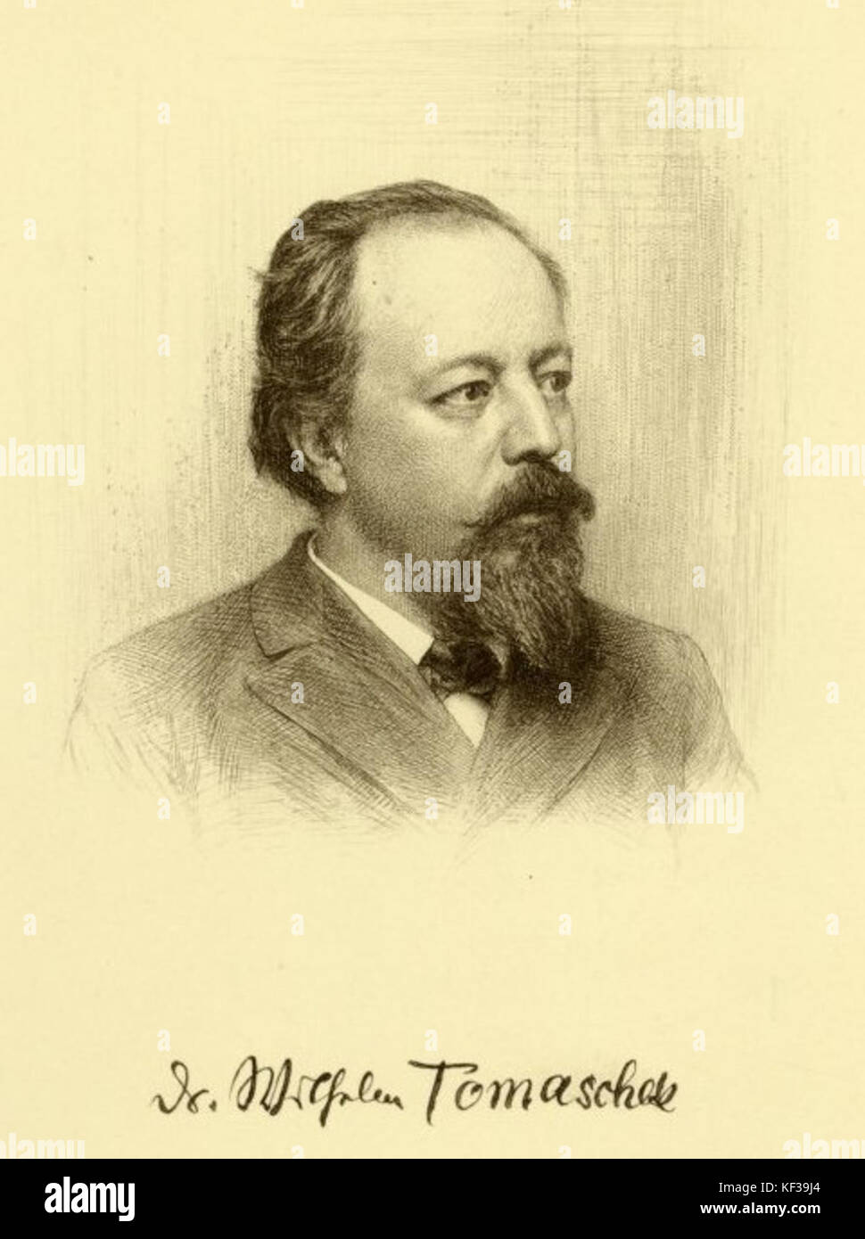 Wilhelm Tomaschek (1841 1901 Stock Photo Alamy