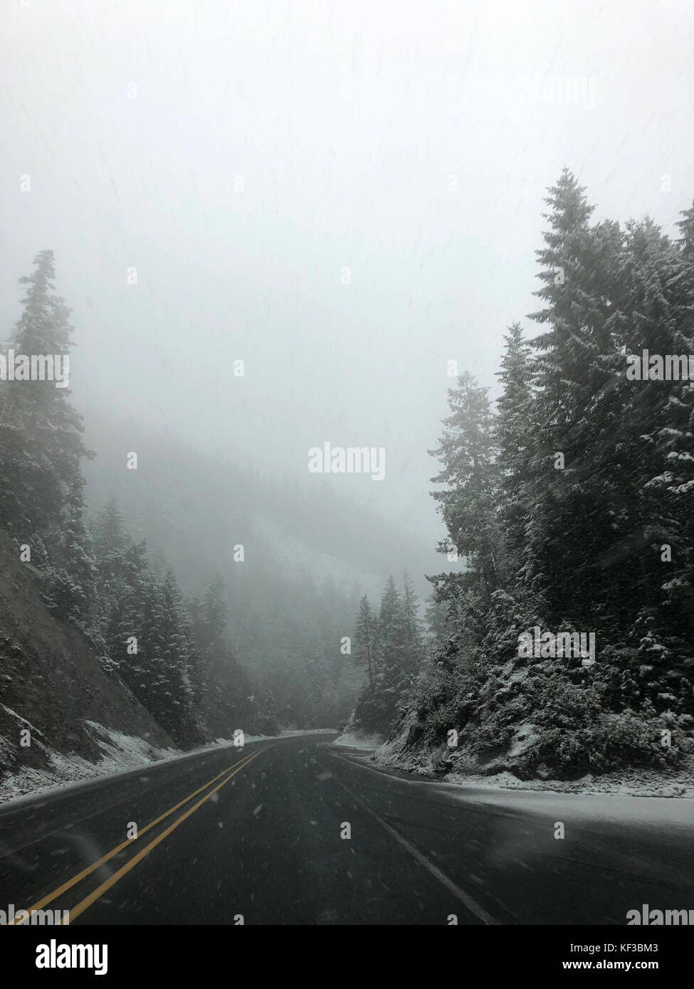 Hazardous road conditions hi-res stock photography and images - Alamy