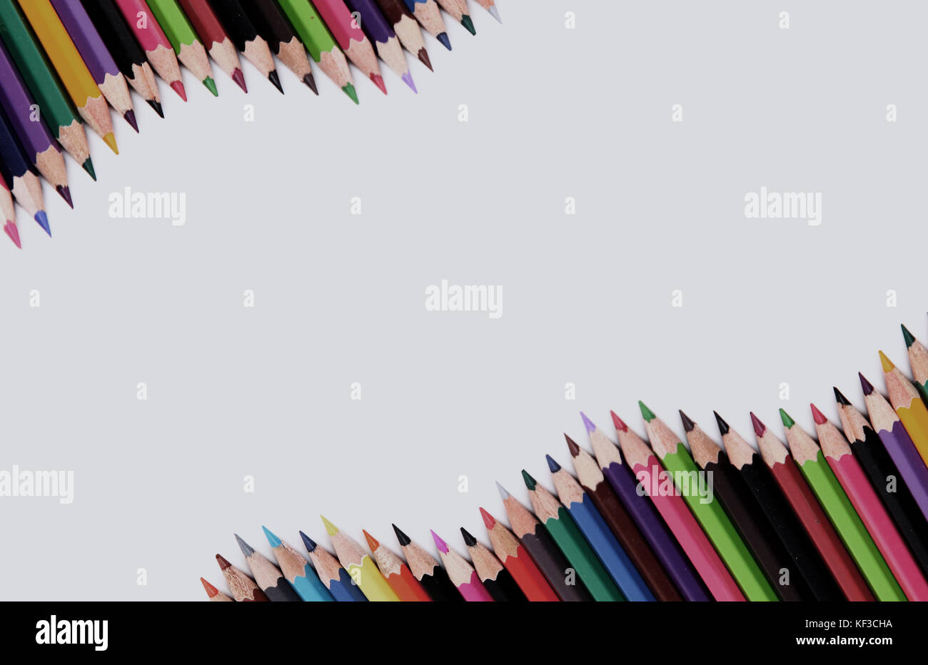 color pencil isolated on white Stock Photo - Alamy