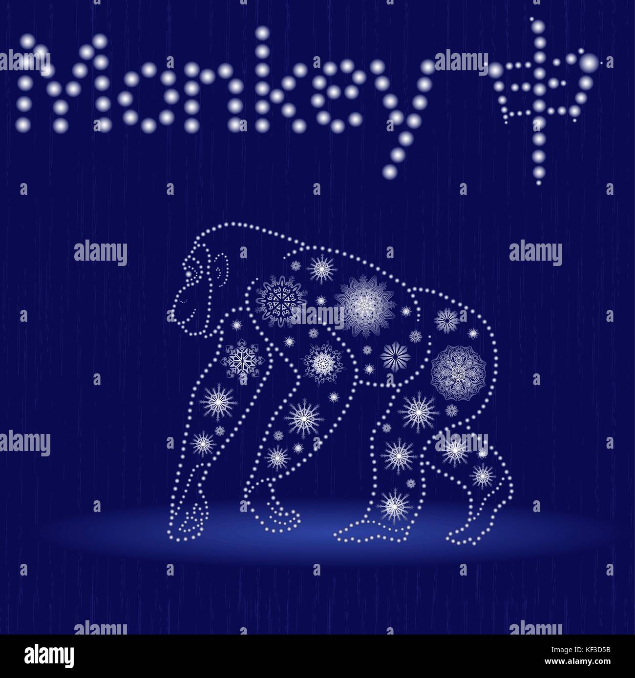 Monkey china Stock Vector Images Alamy