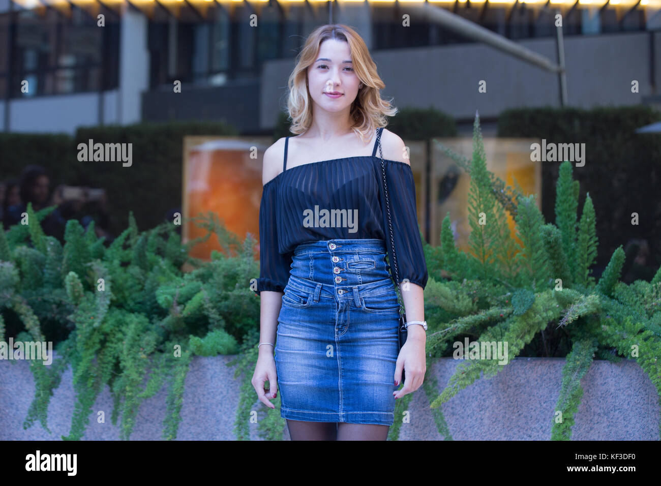 Rome, Italy. 24th Oct, 2017. Italian actress Sabrina Martina during the