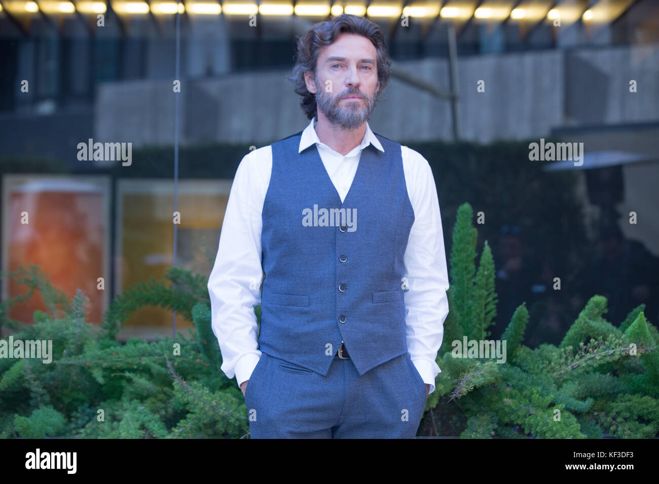Rome, Italy. 24th Oct, 2017. Italian actor Alessio Boni during the  photocall of the Italian film "
