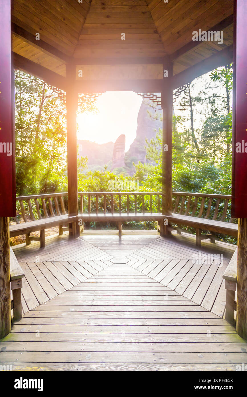 The top sightseeing Pavilion Stock Photo