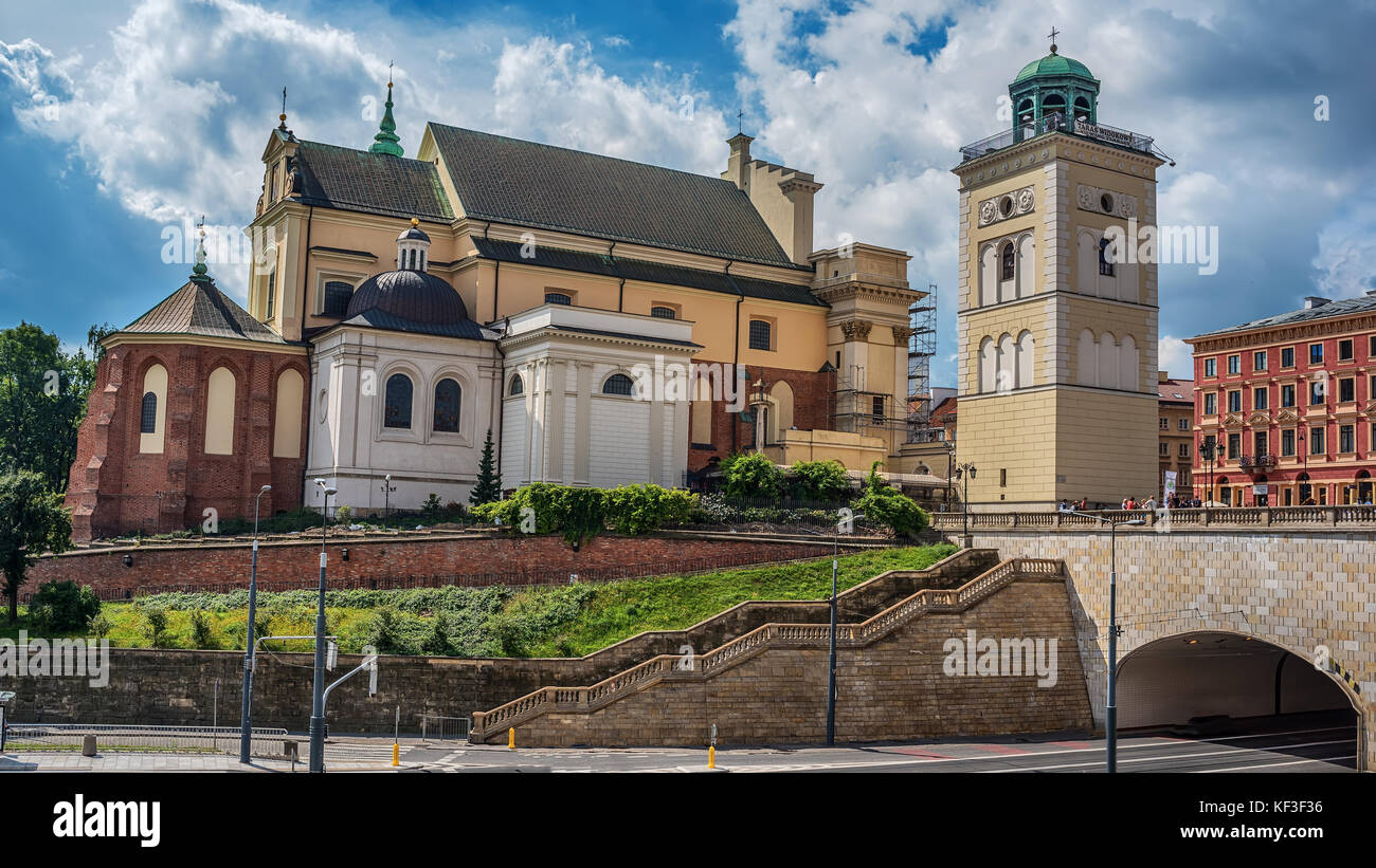 Warsaw, Poland: St. Annes Churchpo Stock Photo