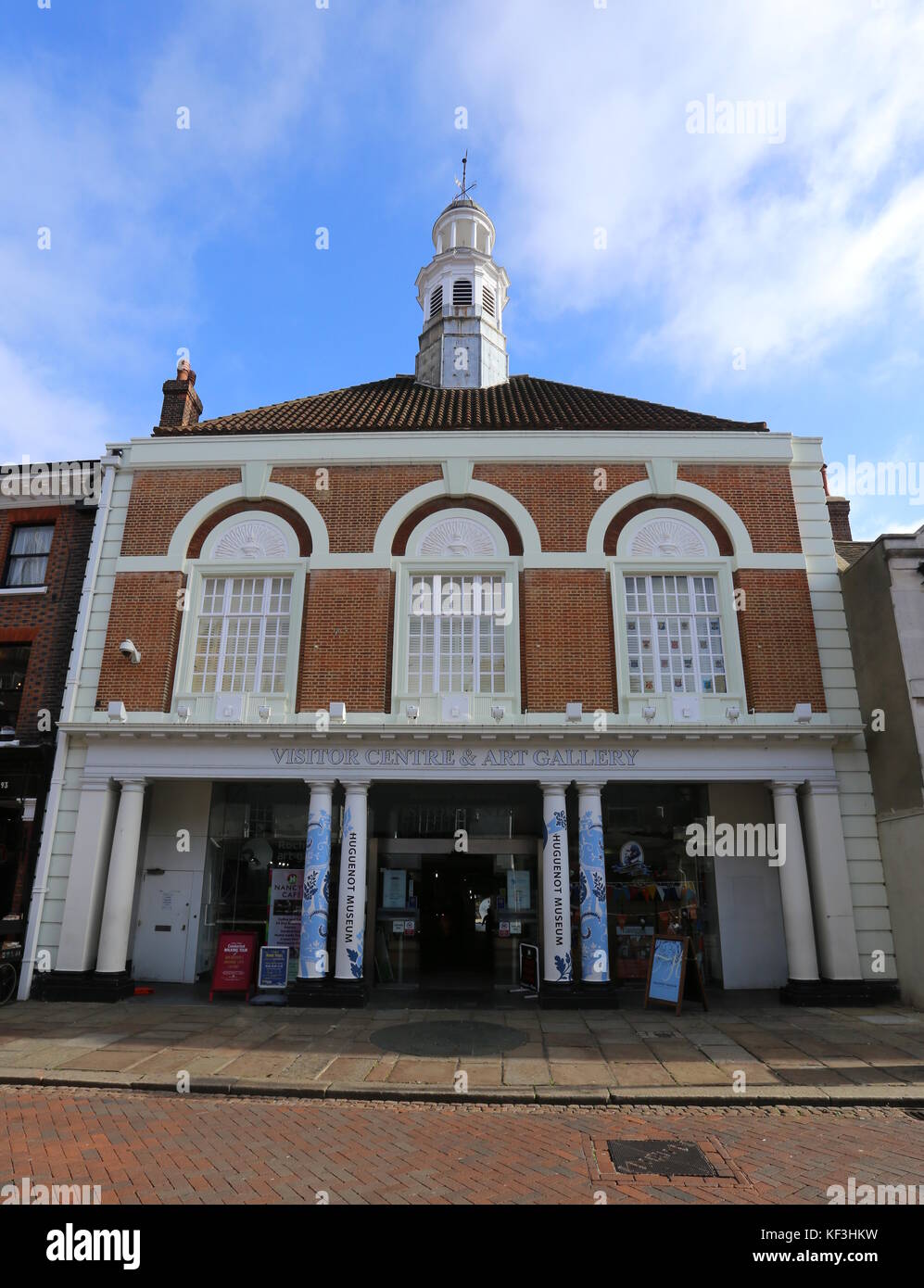 Exterior of Visitors Centre Art Gallery Huguenot Museum Rochester Kent