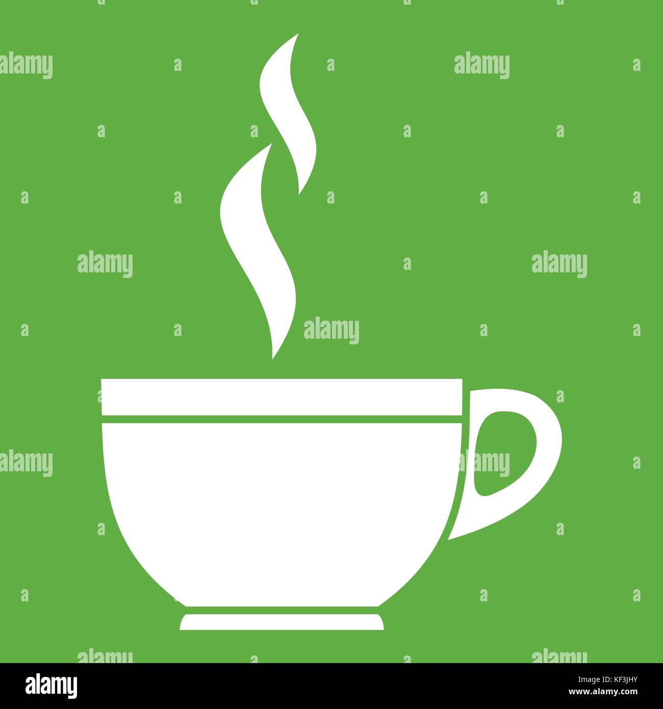 Glass cup of tea icon green Stock Vector Image & Art - Alamy