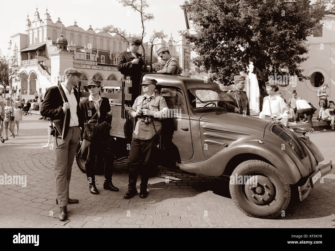 Polish Freedom Fighters, Krakow, Poland Stock Photo Alamy