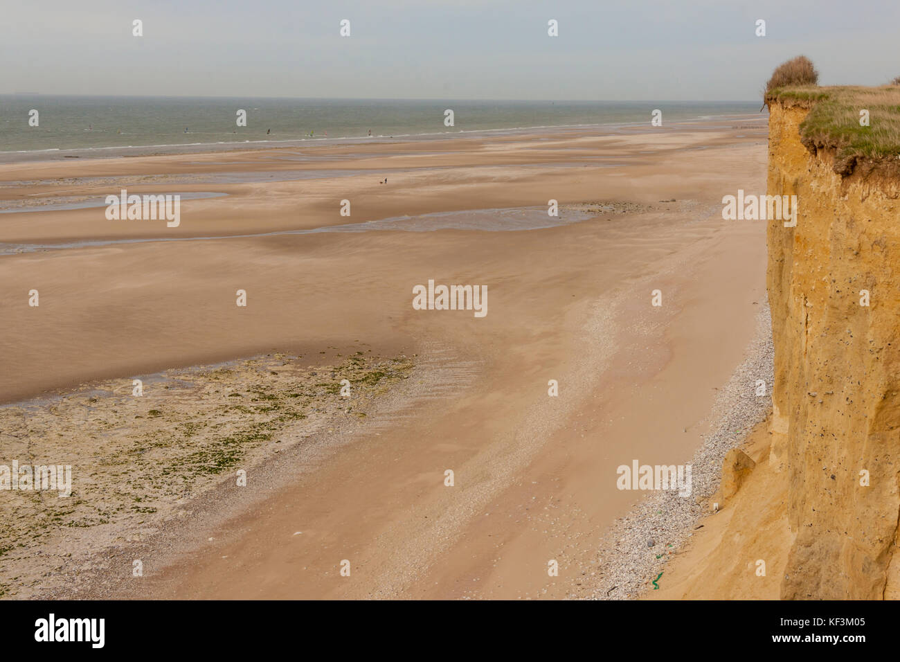 View form Cap Blanc Nez north part of France. Big beauty coast with