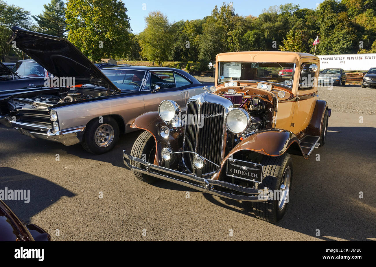 Chrysler CM6 1932, Classic car show, New Jersey,  United states. Stock Photo