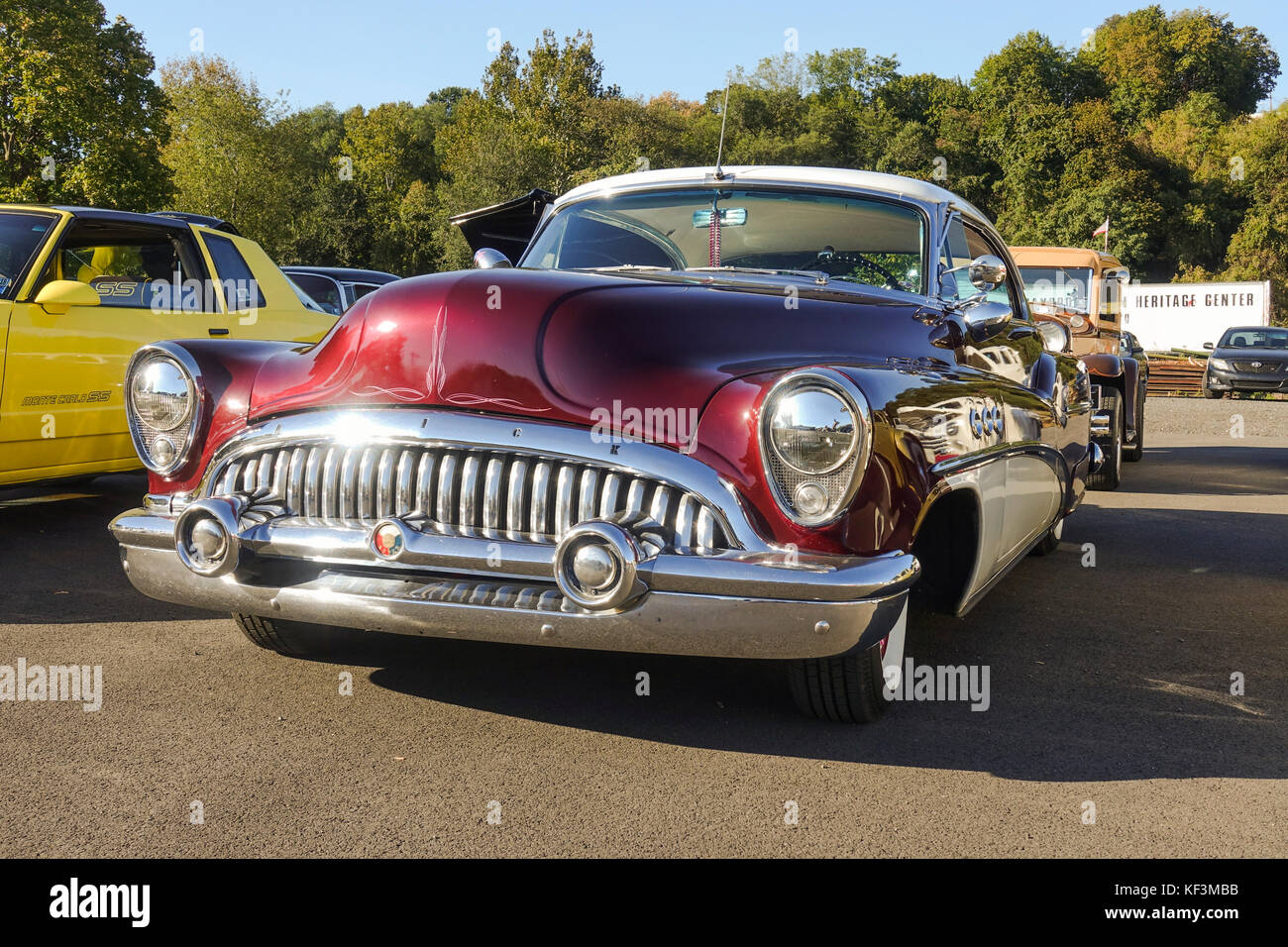 Buick Super Riviera 1953 car show, New Jersey,  United states. Stock Photo