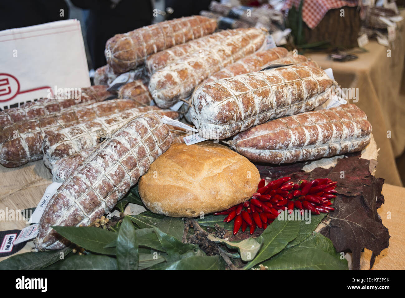 Salami party 2 Stock Photo Alamy