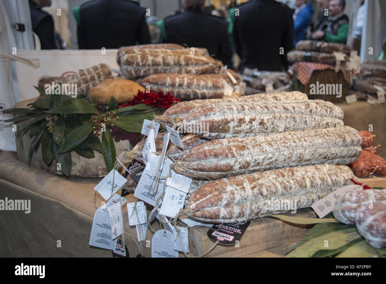 Salami party 4 Stock Photo Alamy