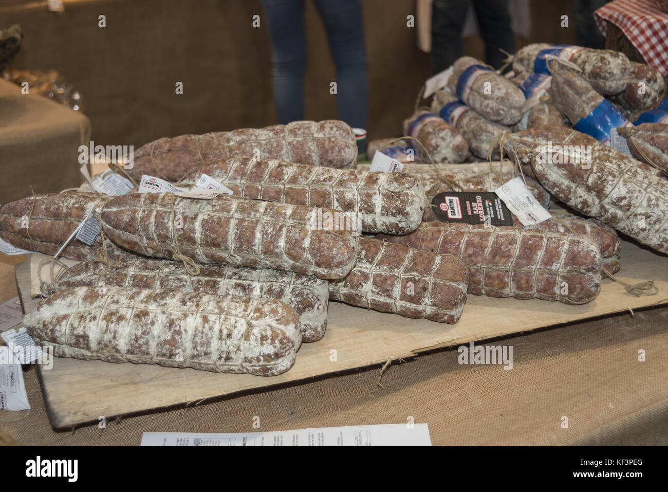 Salami party 7 Stock Photo Alamy