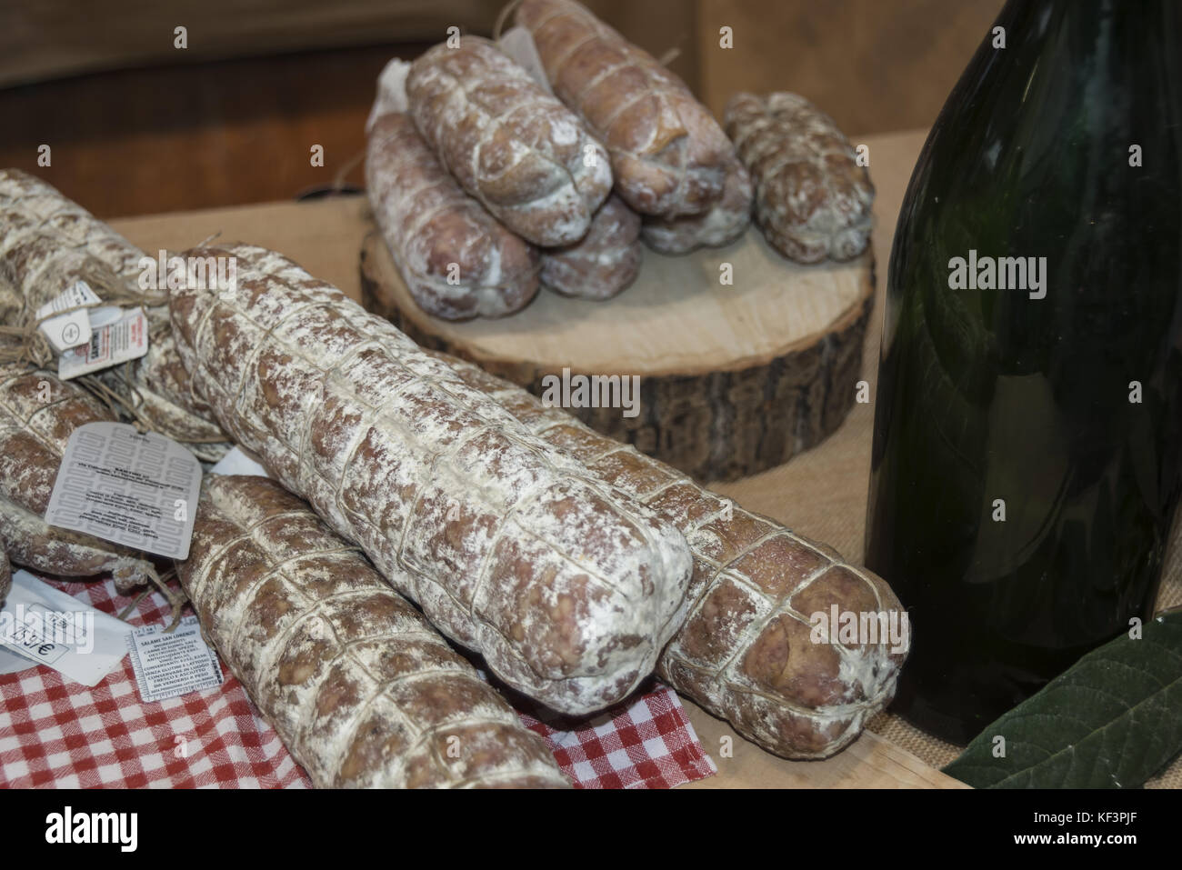 Salami party 11 Stock Photo Alamy