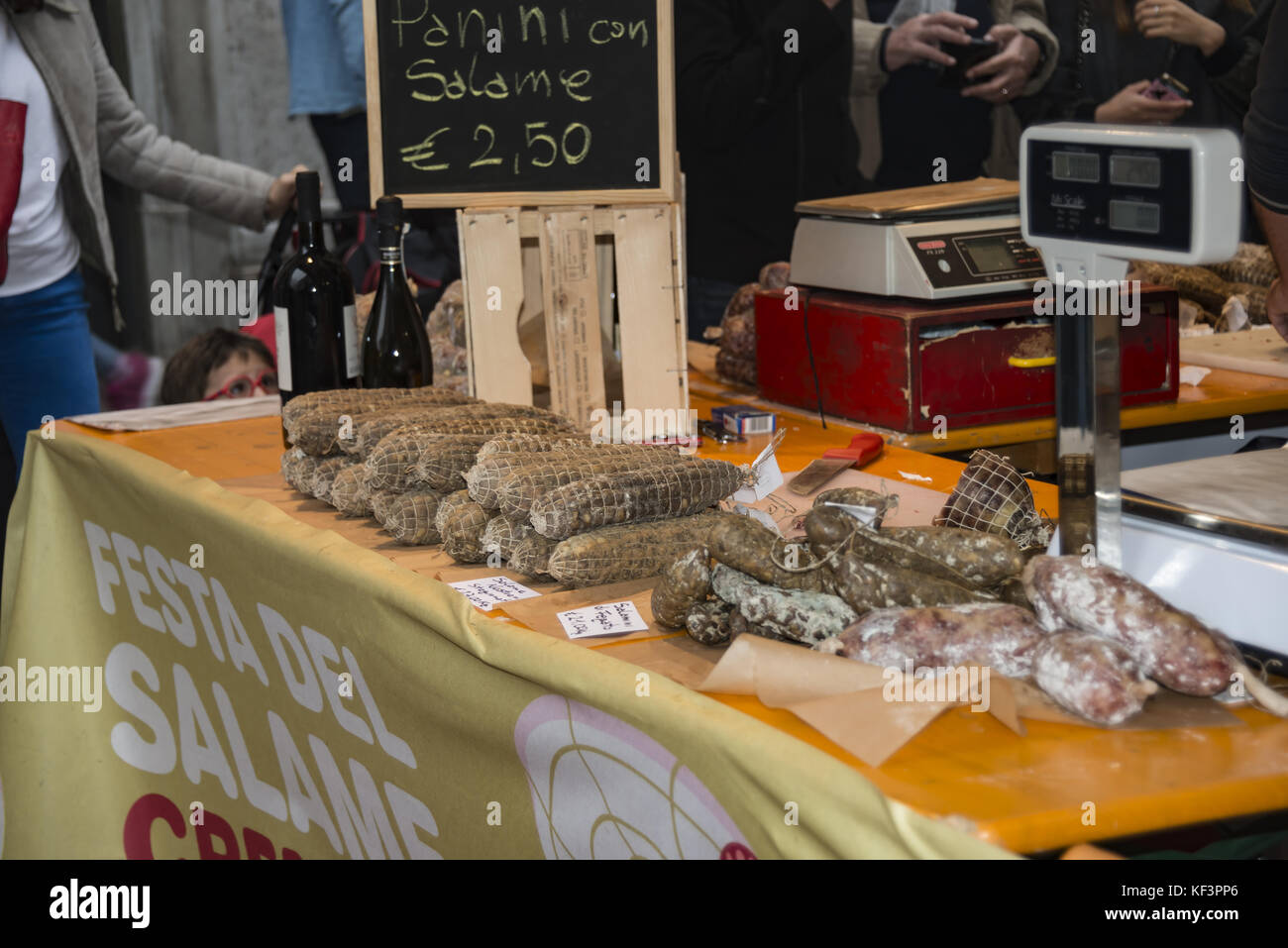 Salami party 14 Stock Photo Alamy