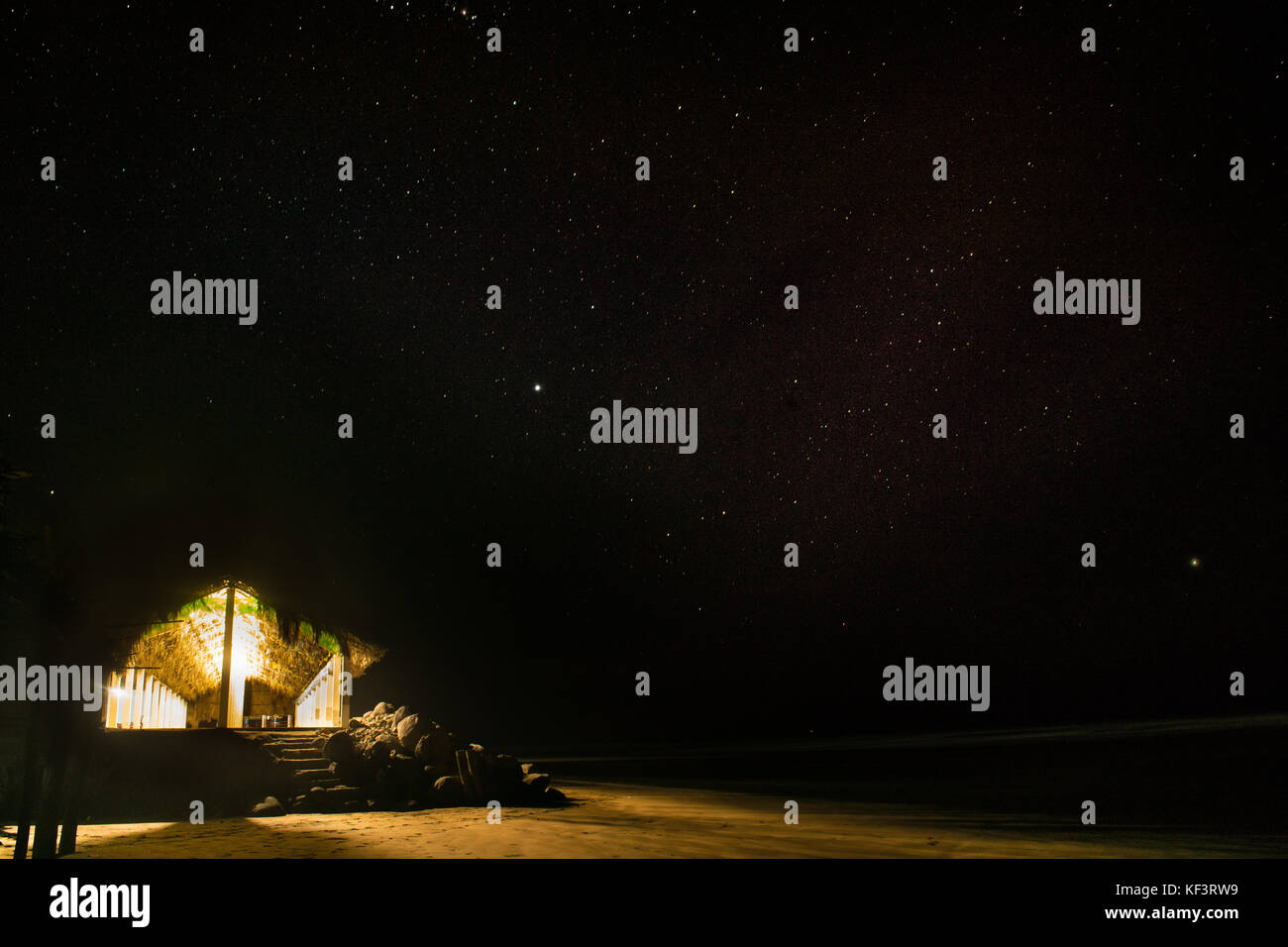 Cottage and Stars Stock Photo - Alamy