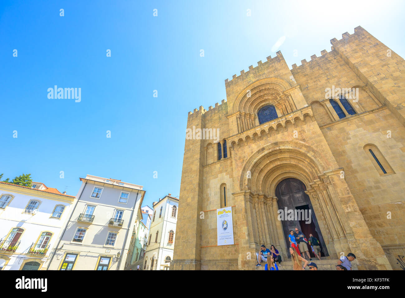 Cathedral of Coimbra Stock Photo