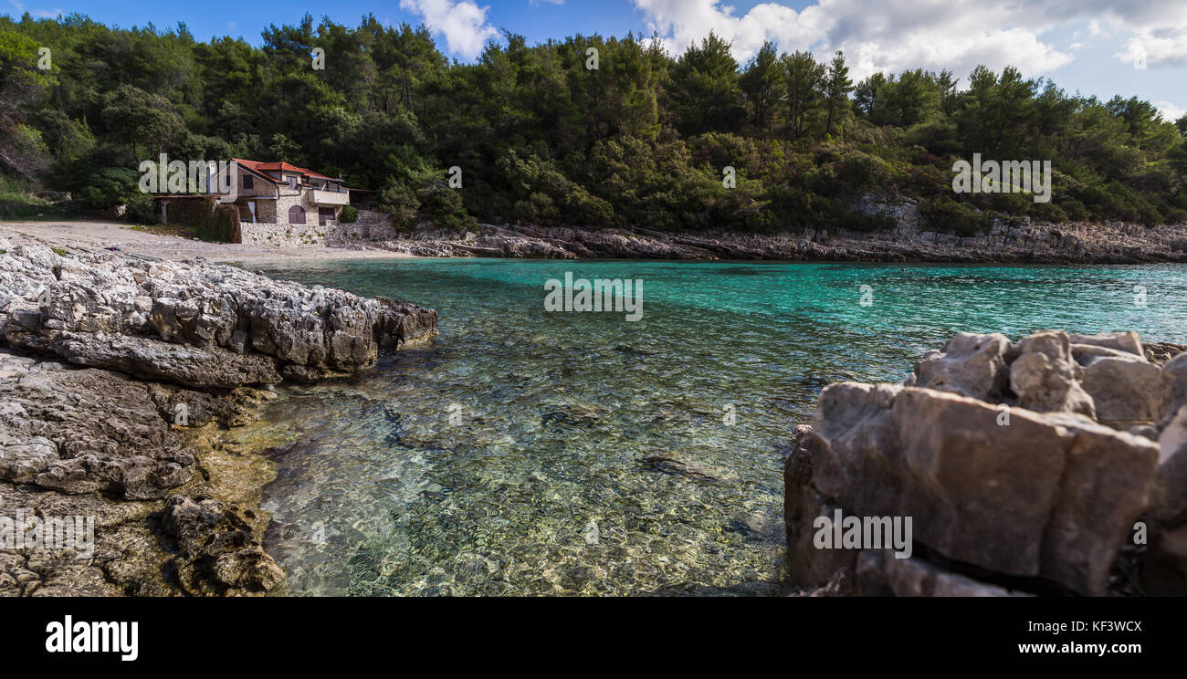 Zavalatica A secluded inlet by Zavalatica Bay on the southern slopes of Korcula ...