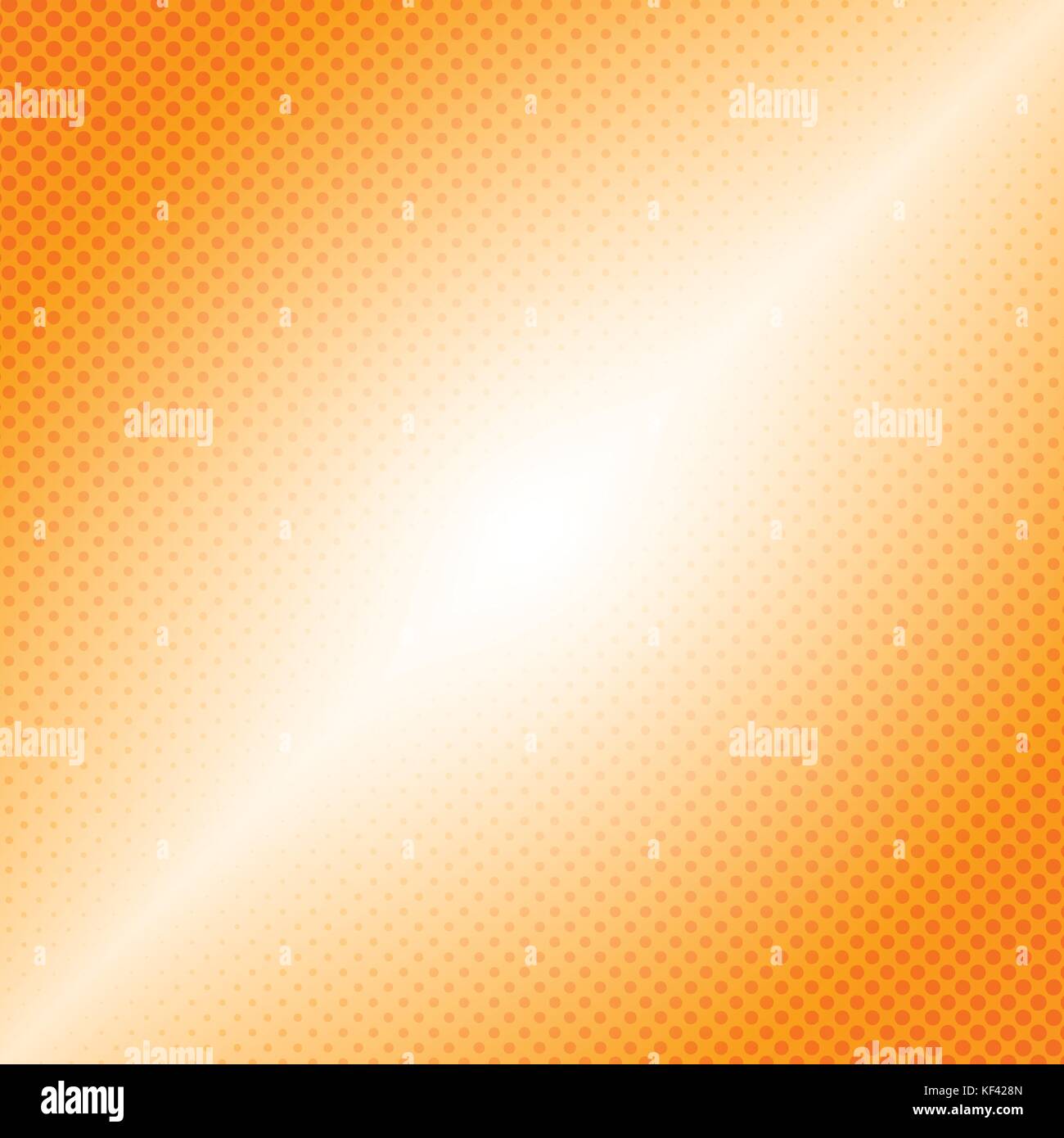 Orange dots vector gradient halftone pattern abstract background ...