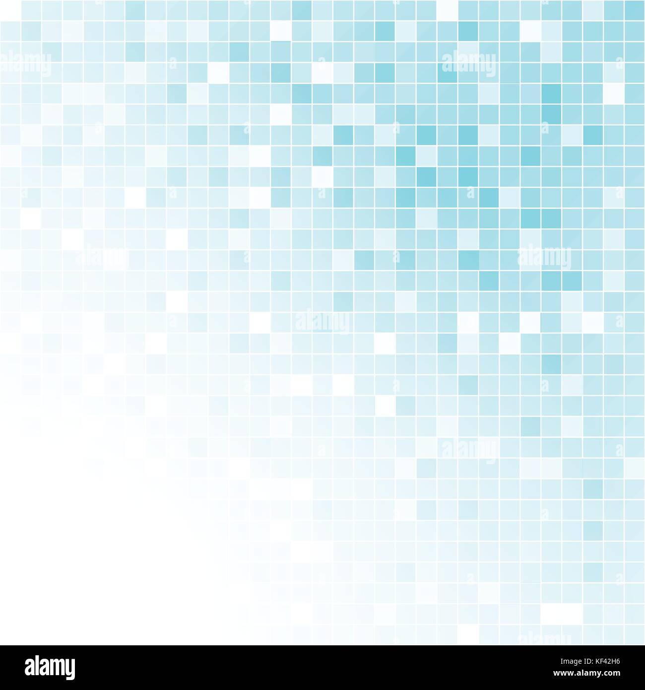 Light blue square grid mosaic background in abstract concept vector ...