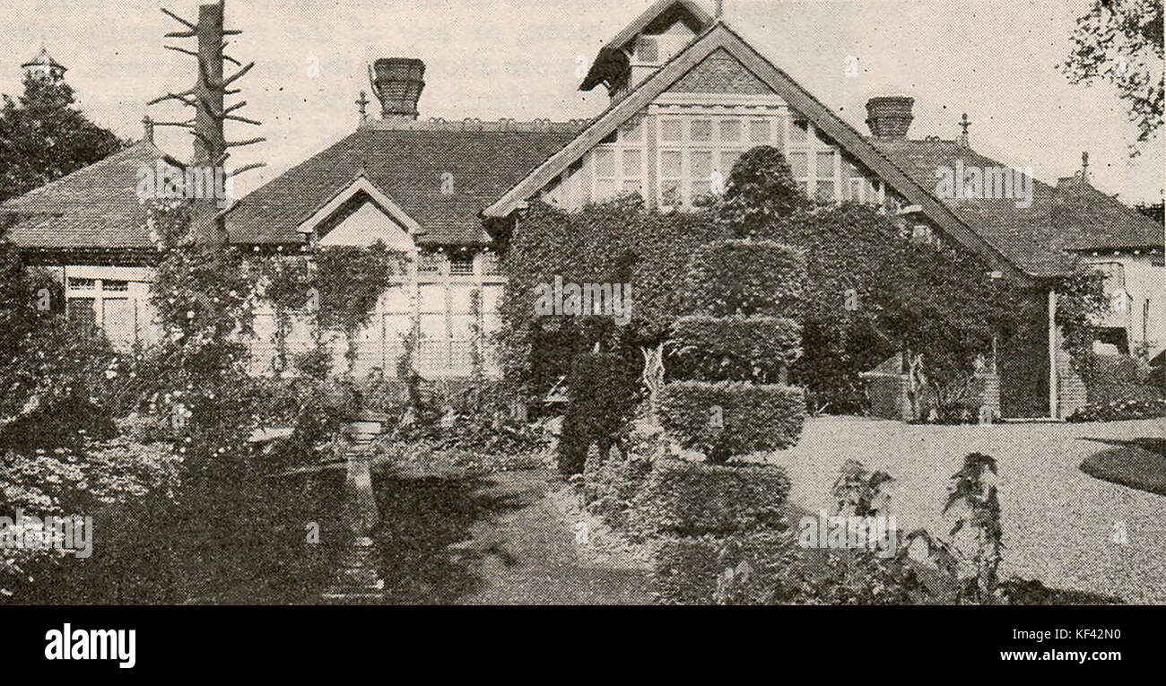 The Model Dairy at the  British Royal residence at Sandringham House, Norfolk in 1932 Stock Photo