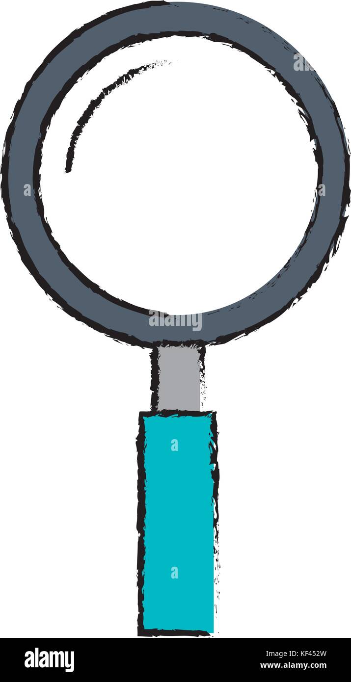 magnifying glass isolated icon Stock Vector Image & Art - Alamy