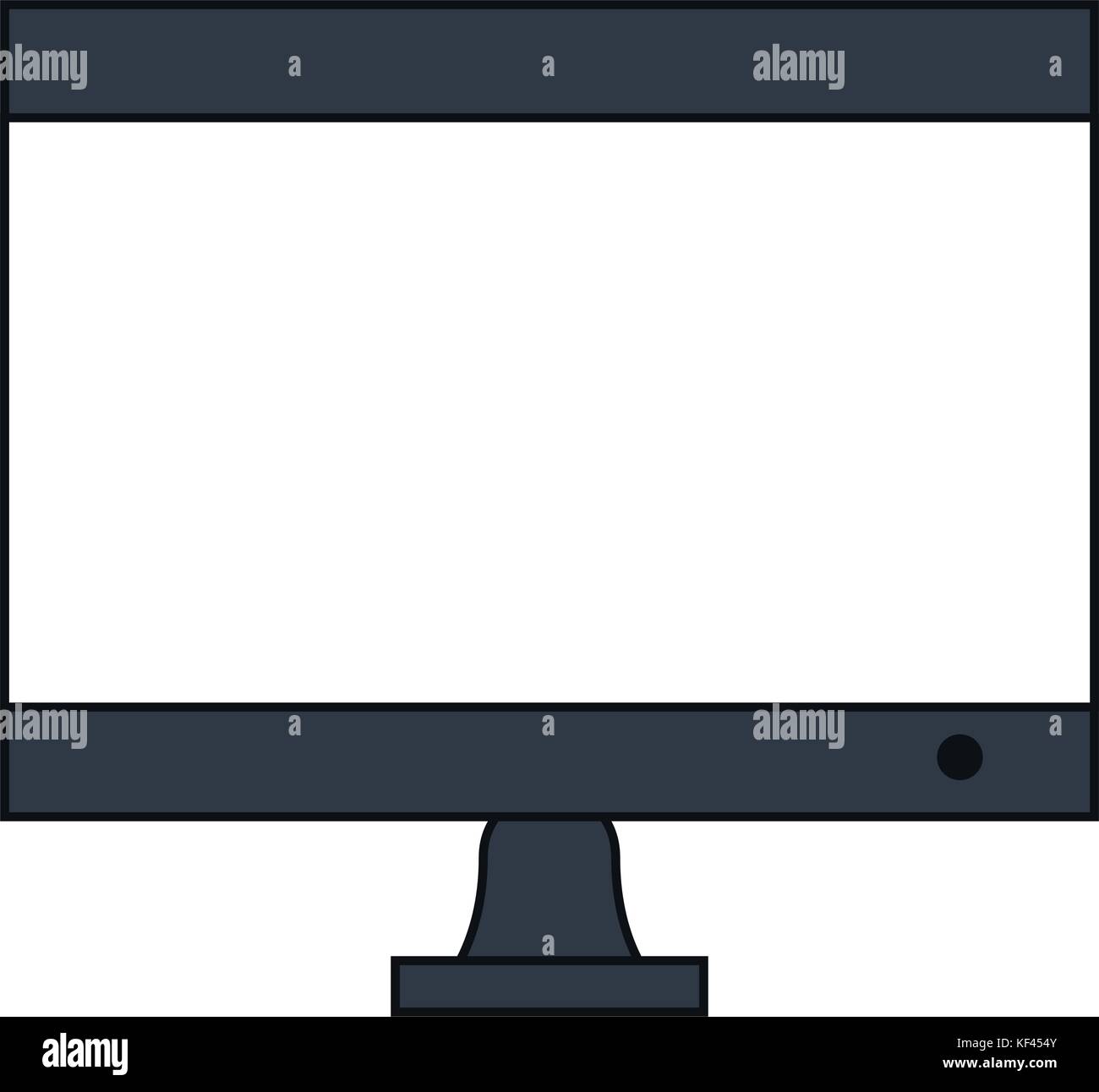 computer display isolated icon Stock Vector Image & Art - Alamy