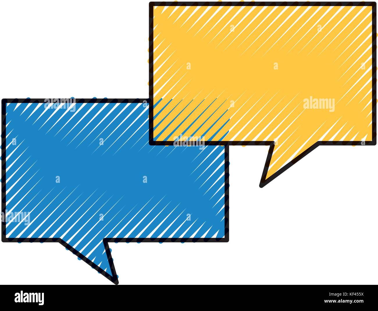 speech bubbles communication dialog message Stock Vector Image & Art ...