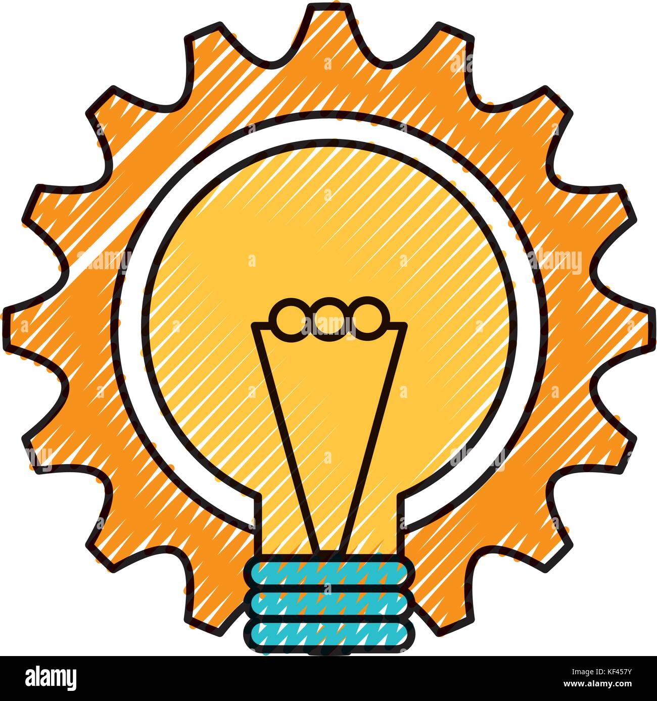 business creativity teamwork solution innovation concept Stock Vector ...