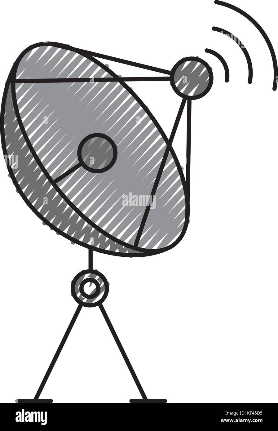 radar dish antenna for broadcast communication Stock Vector Image & Art ...