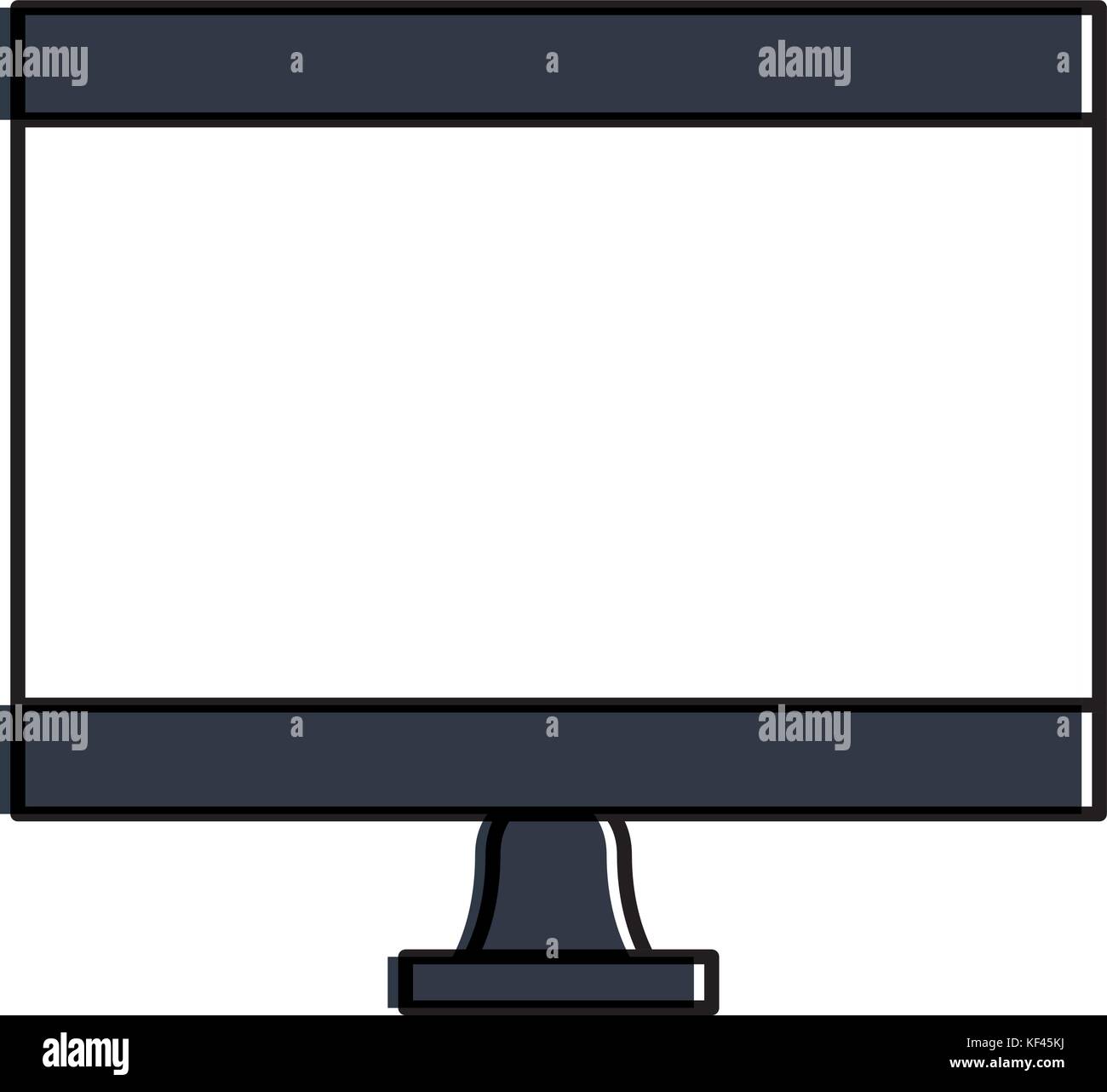 computer display isolated icon vector illustration design Stock Vector ...