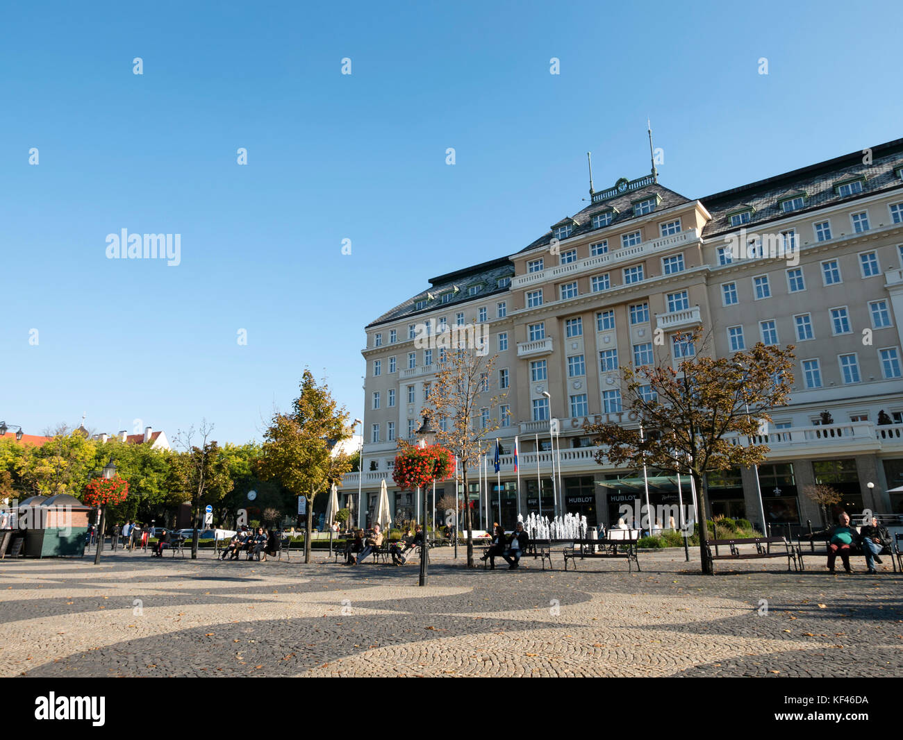 Carlton Hotel, Bratislava, Slovakia. Stock Photo