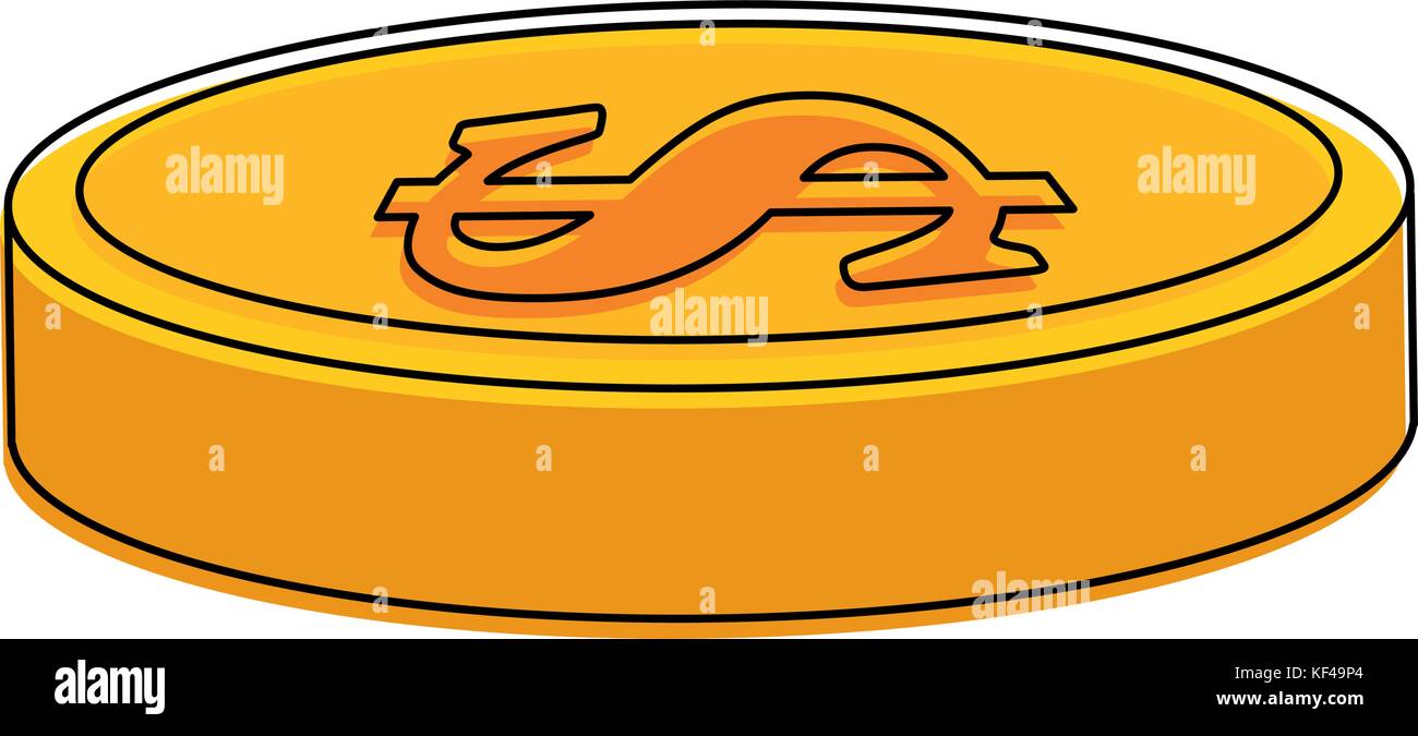 coin money isolated icon Stock Vector Image & Art - Alamy