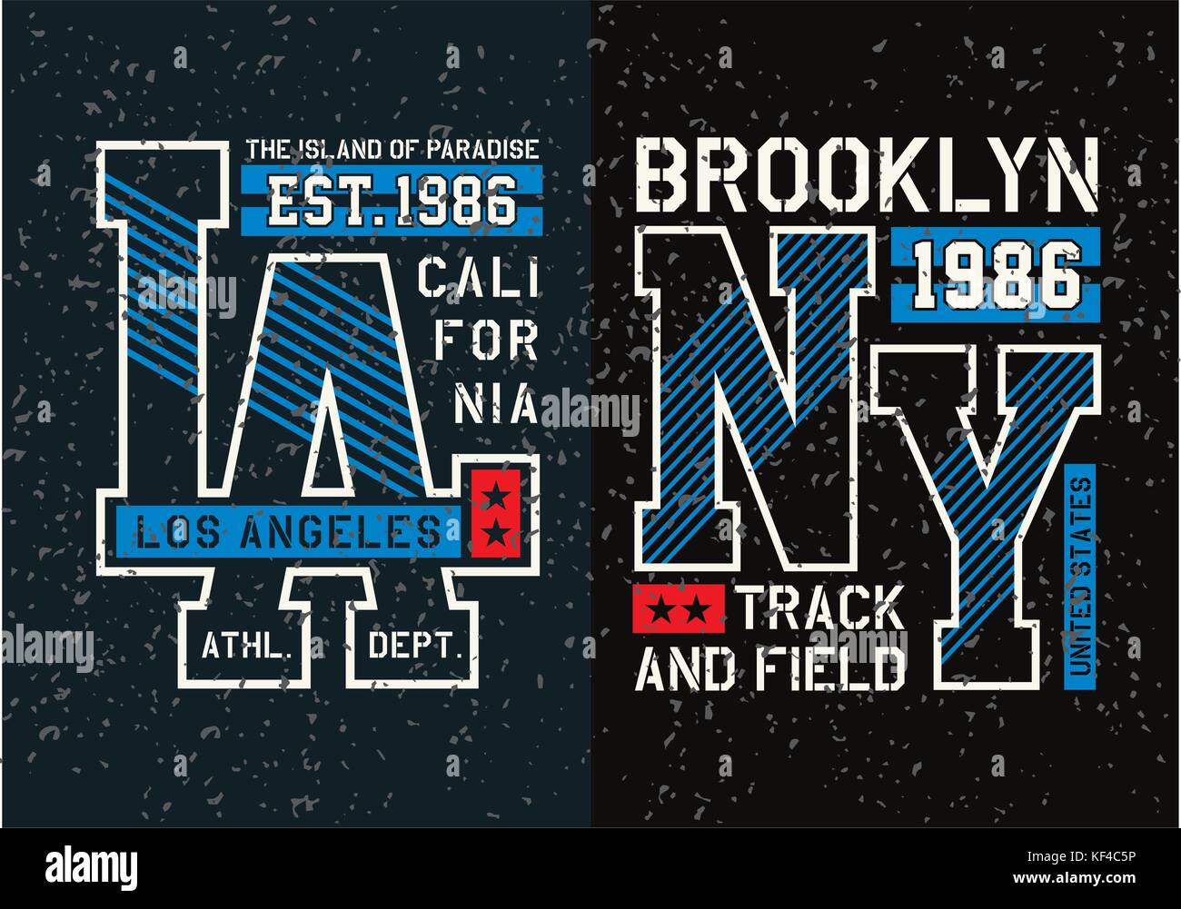 Set New York City Sport Typography Design For T Shirt Print