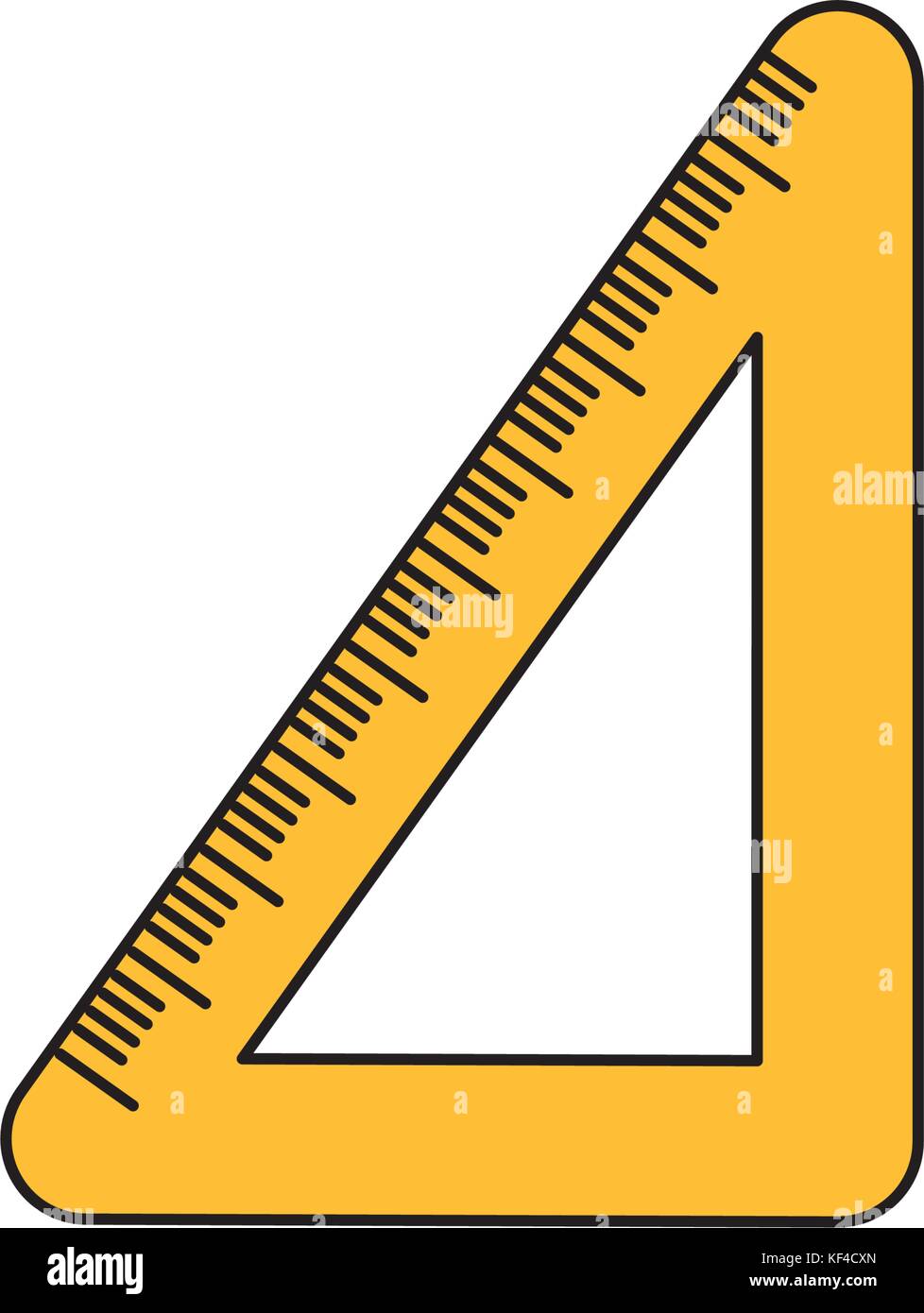 school triangle ruler object design Stock Vector Image & Art Alamy