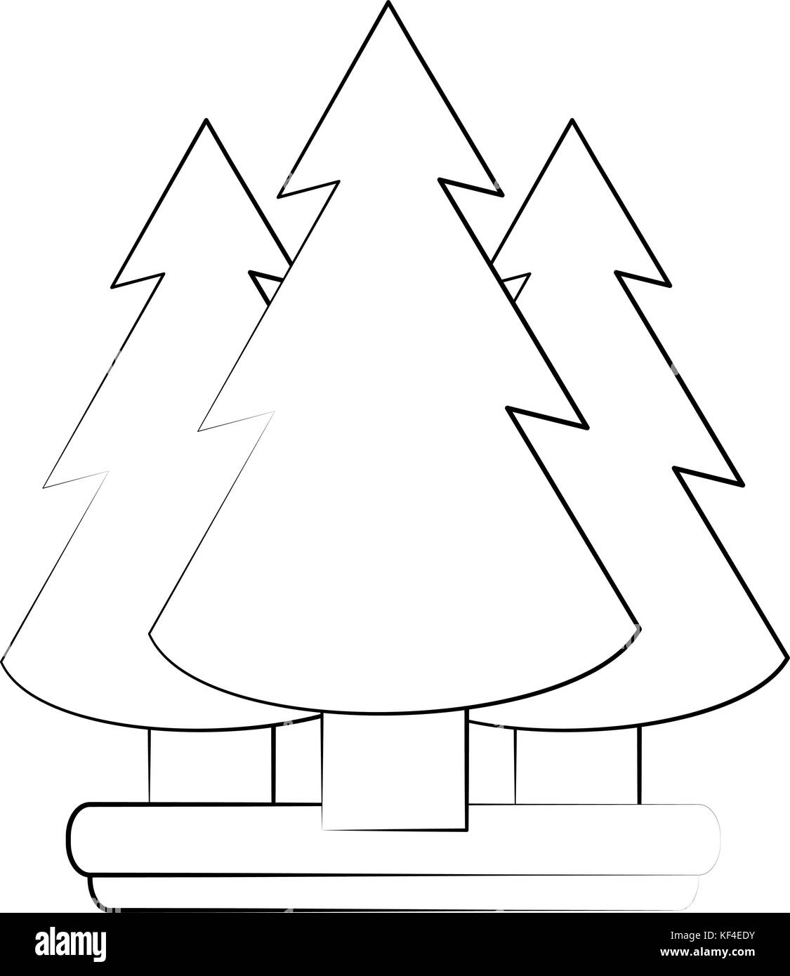pine tree forest icon image Stock Vector Image & Art - Alamy