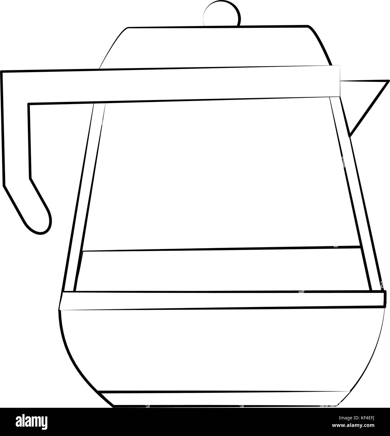 kettle coffee beverage icon image Stock Vector Image & Art Alamy